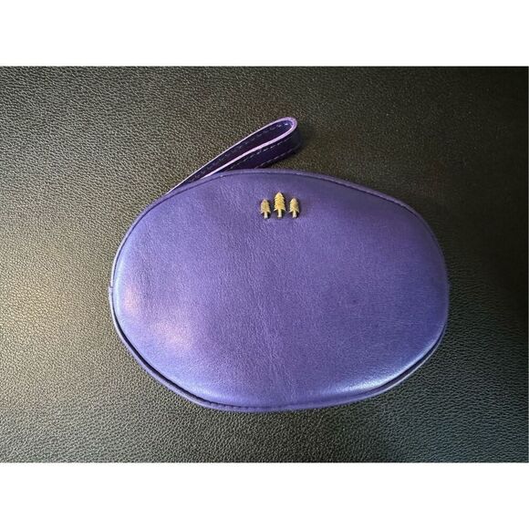 portland leather Handbags - AMETHYST Roswell Pouch Portland Leather Clutch Leather Wristlet NEW